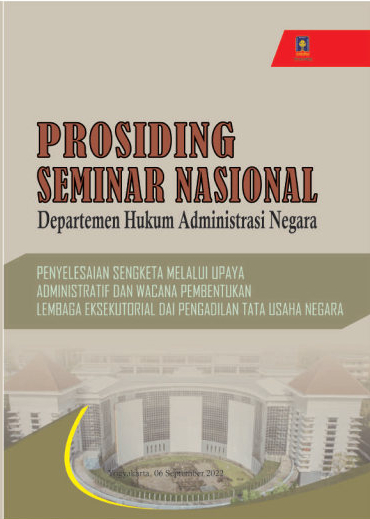 PROSIDING SEMINAR NASIONAL HUKUM ADMINISTRASI NEGARA